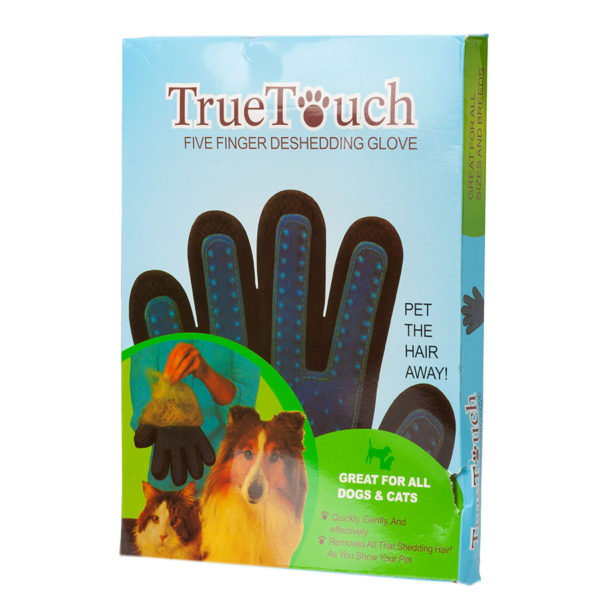 Перчатки для расчесывания животных True touch