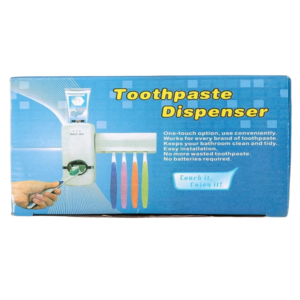 Подставка для зубных щеток с выдавливателем зубной пасты