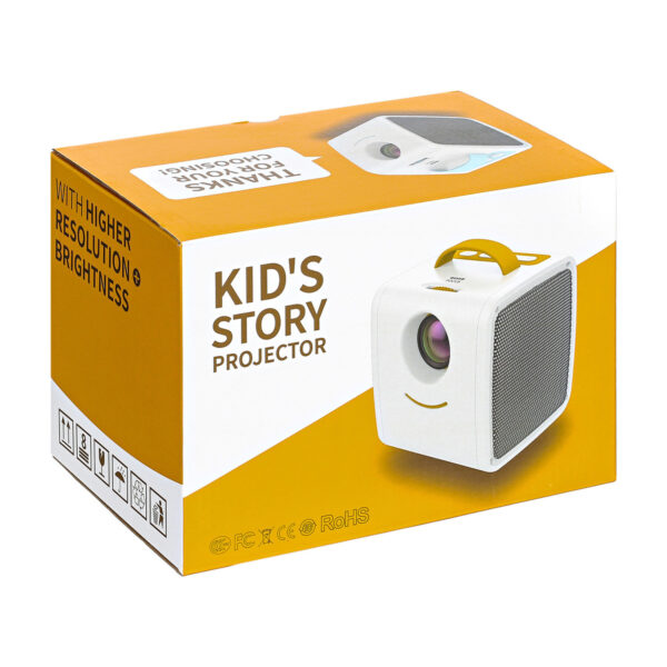 Мини проектор Goodly KIDS STORY Q2, мультимедийный проектор, HDMI, пульт ДУ