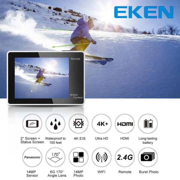 Экшн-камера EKEN H6S +