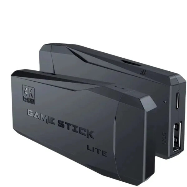 Портативная игровая приставка Game Stick Lite . Два беспроводных джойстика / Беспроводная видео Классическая Ретро-консоль для ТВ