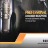 Микрофон для трансляций Professional Condenser Microphone