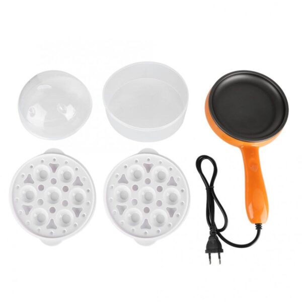 Электрическая яйцеварка, многофункциональный мини-бойлер для приготовления омлета и блинов, антипригарный, сковорода для стейка, кухонная Мультиварка
