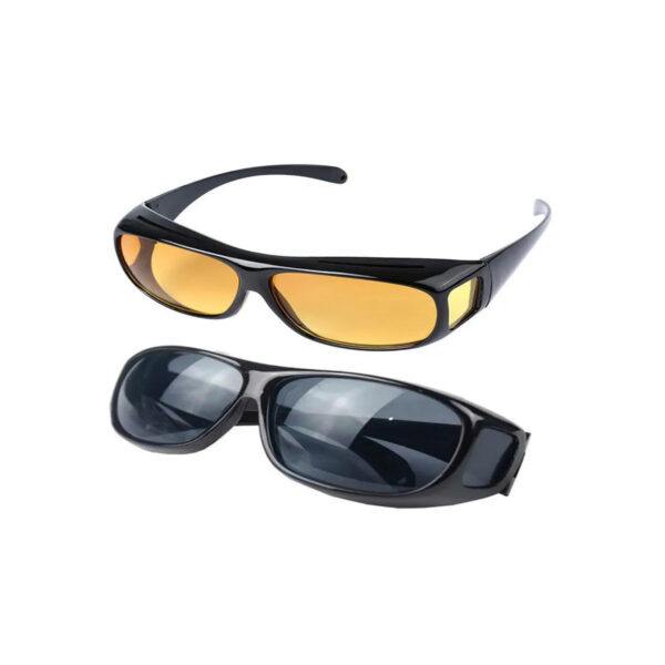 Антибликовые (солнцезащитные) очки для вождения 2 пары