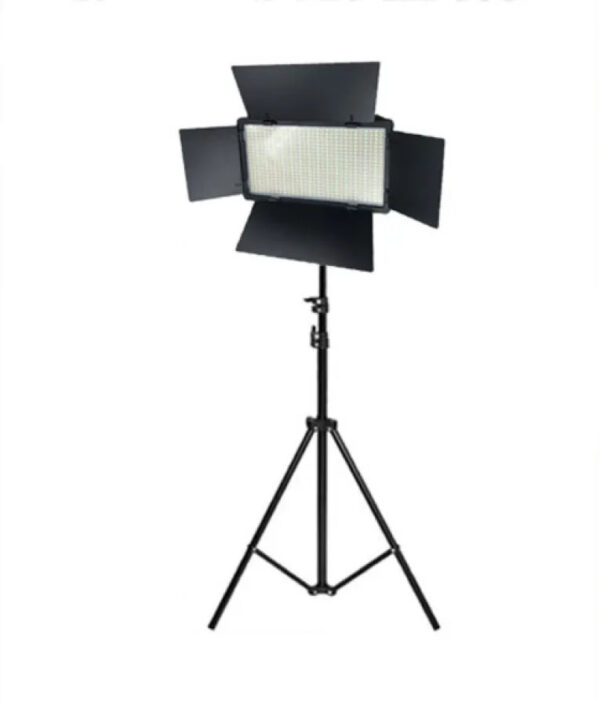 Светодиодная панель со шторками для фотосъемки и штативом, LED 800, свет для фото, видеосвет