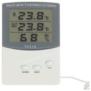 Термометр гигрометр TA-318 электронный цифровой с выносным датчиком