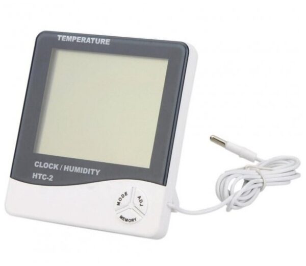 Термометр-гигрометр электронный, HTC-2 с выносным датчиком