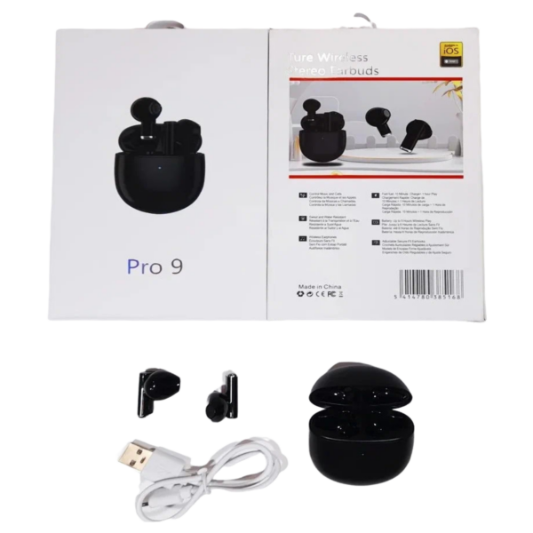 Беспроводные наушники Bluetooth PRO-9, для телефона, планшета, ноутбука, телевизора