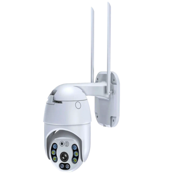 Беспроводная IP WiFi видеокамера для улицы поворотная FULL HD обзором 360 с ночной съемкой и датчиком движения