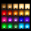 Цветная светодиодная лампа LED RGB SD с пультом дистанционного управления 12 цветов 7W