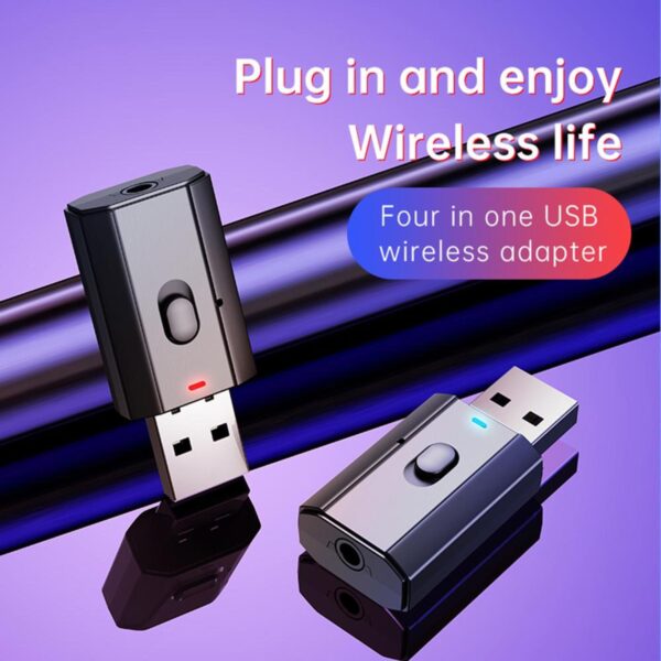 T7-5 Bluetooth 5.0 HiFi аудио приемник передатчик USB 3,5 мм музыкальный адаптер
