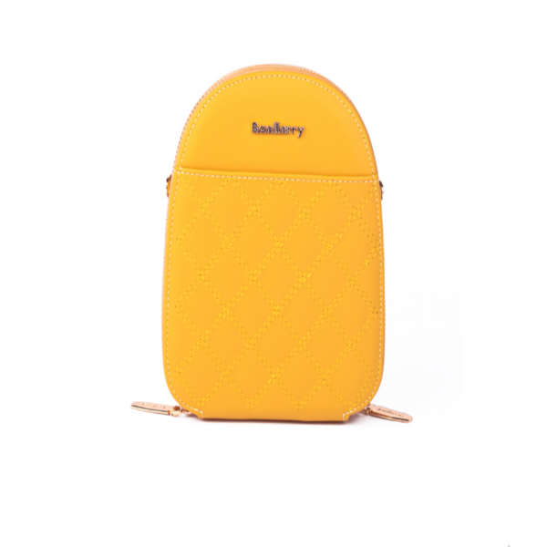 Женская модная мини сумка кросс-боди Baellerry | Cумка на плечо из экокожи - на каждый день с двумя отделениями и прострочкой ромб