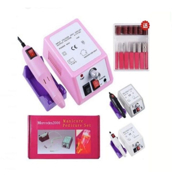 Машинка для маникюра и педикюра Nail Art 210-YQ, 20 000 об/мин, розовый