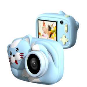 Детская цифровая фотокамера, IPS экран 2,4 дюйма, селфи камера