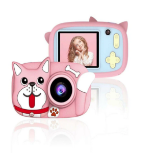 Детская цифровая фотокамера, 2,4 дюйма, с селфи камерой