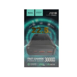 Внешний аккумулятор Hoco 30000 mAh J101B | Power Bank черный