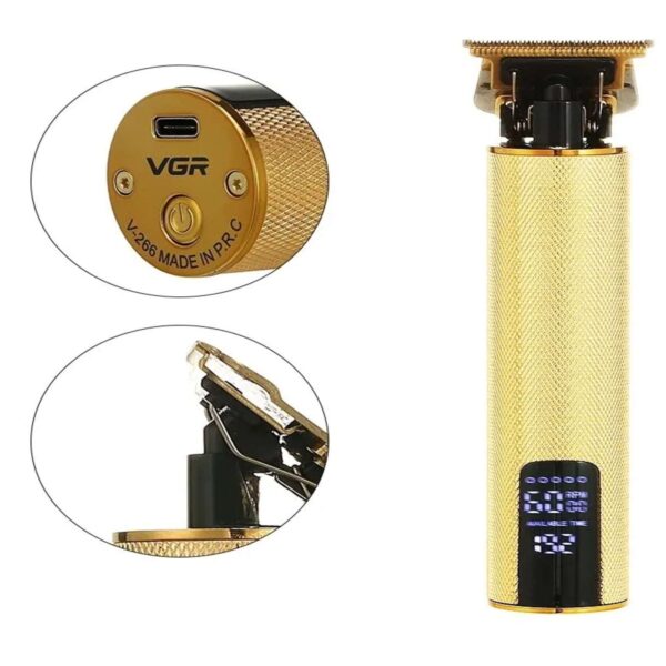Триммер для бороды и усов VGR Professional V-266, золотой