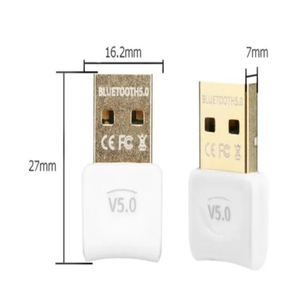 Адаптер USB Bluetooth 5.0 DONGLE-белый