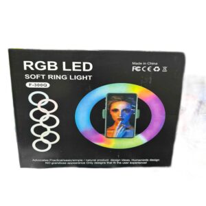 Кольцевая лампа на штативе 30 см, RGB F300Q