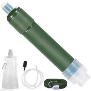 Портативный фильтр для воды на открытом воздухе для походов, выживания, кемпинга