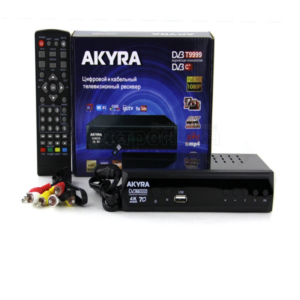 Ресивер цифровой HD DVB-T9999 эфирный DVB-T2/C тв приставка