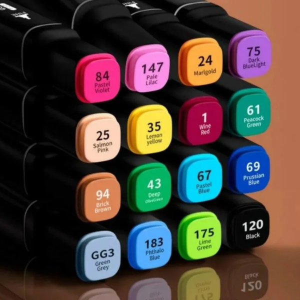 Набор маркеров для скетчинга, 168 цветов