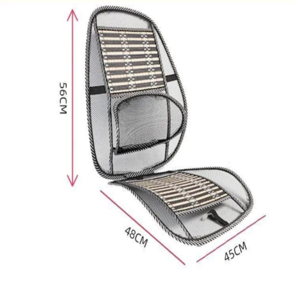 Упор поясничный на сиденье автомобиля и офисное кресло, с ортопедическим мостиком для поддержки позвоночника