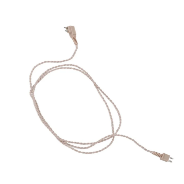 2-контактный кабель слухового аппарата, длина приемного кабеля 75 см