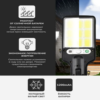 Уличный светильник | Светильник на солнечной батарее , LED