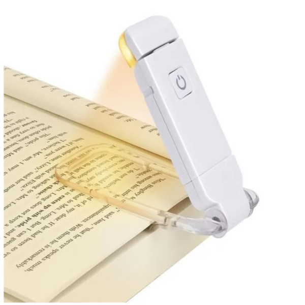 Фонарик для чтения книг лампа светильник на прищепке